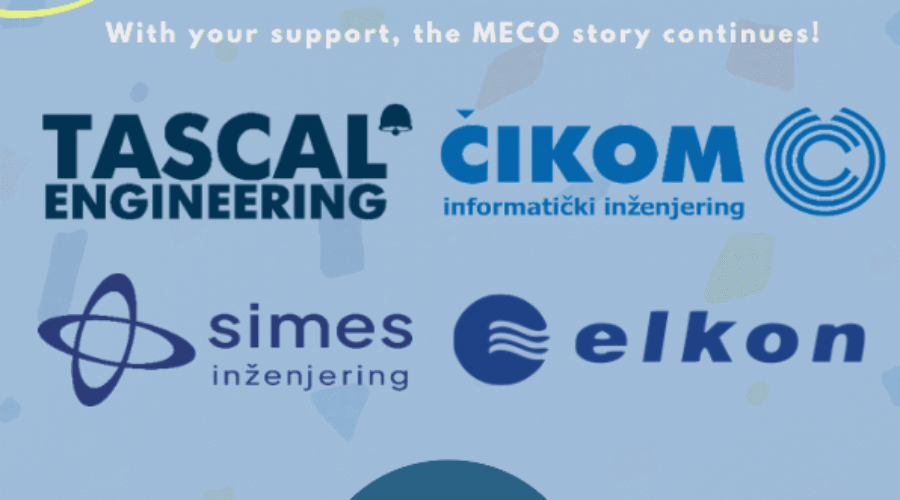 Note of thanks to MECO Conference sponsors